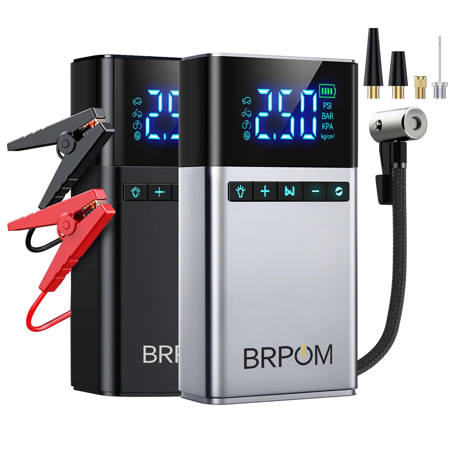 BIUBLE 4-In-1 Jump Starter Power Bank And Air Compressor