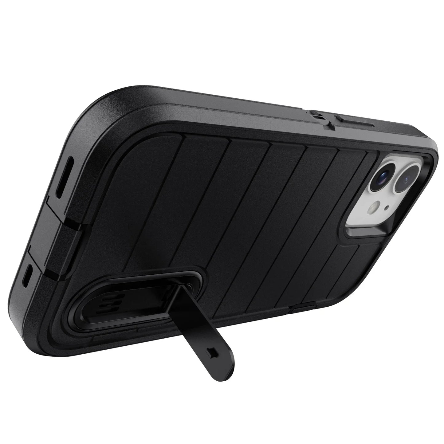 Rugged Hybrid Shockproof Kickstand Case For iPhone Series