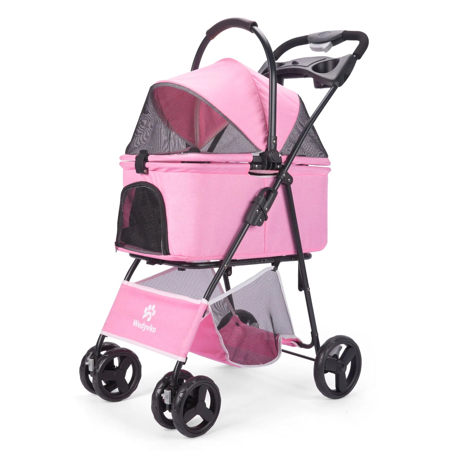 3 In 1 Pet Stroller With Removable Carrier All Terrain Waterproof