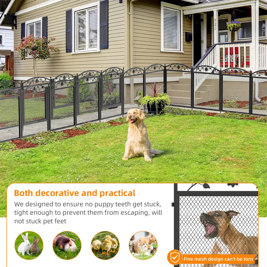 BINGOPAW Heavy Duty Dog Playpen for Outdoor Indoor Training