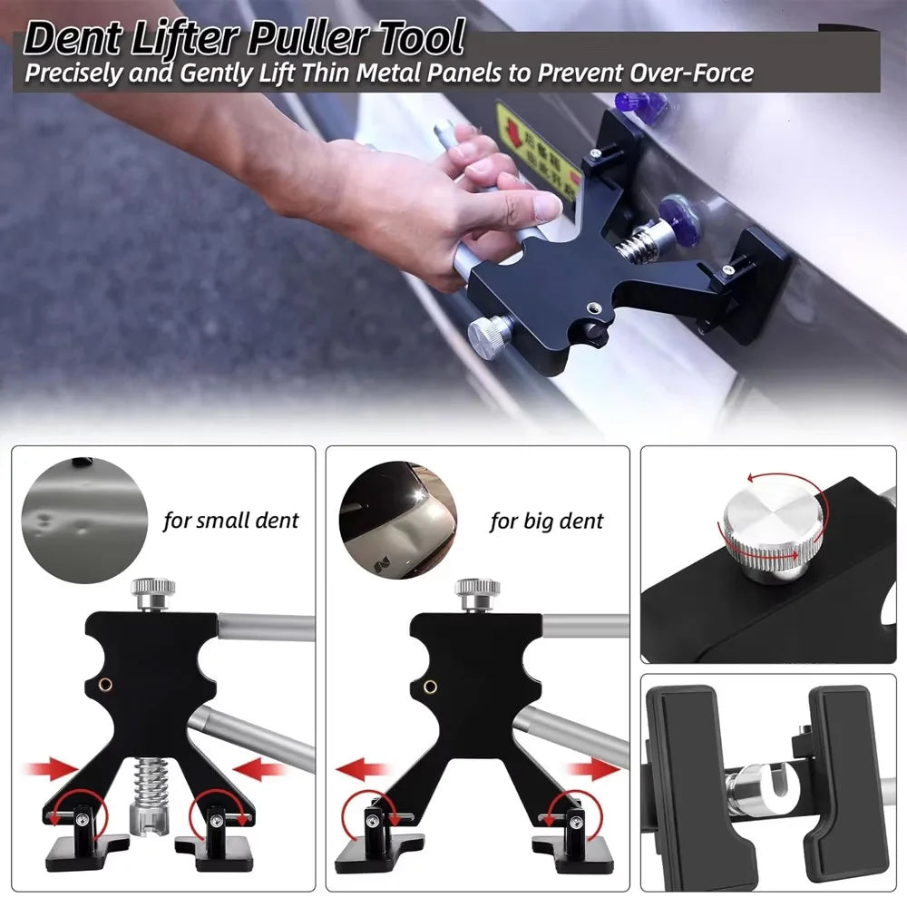 SUPER PDR Dent Puller Lifter Kit For Paintless Dent Repair