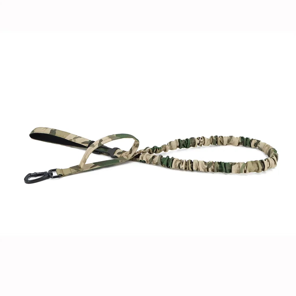 PETRAVEL Adjustable Military Dog Leash With Dual Control Handles