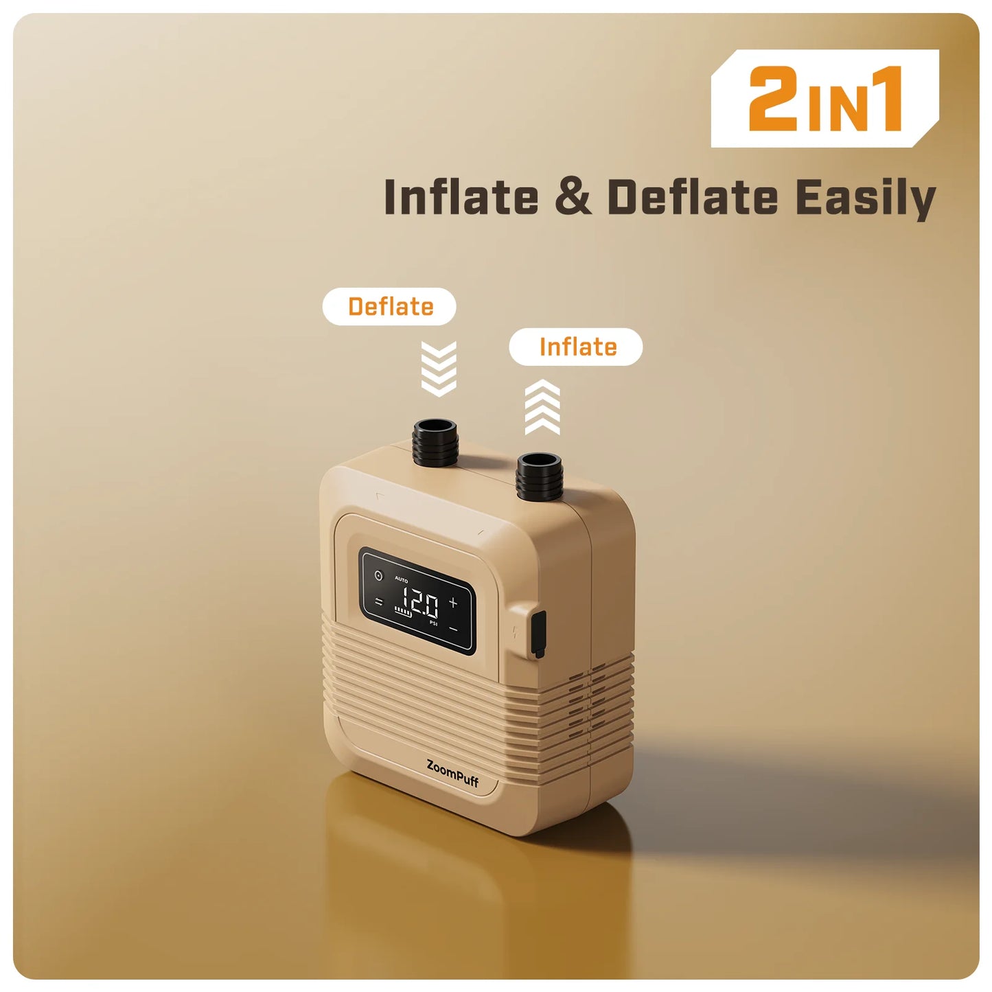 Zoompuff D27PRO Electric SUP Air Pump With Rechargeable Battery
