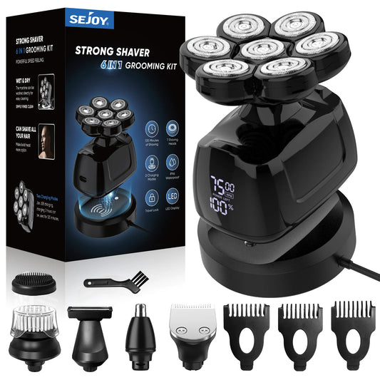 Sejoy 7D Electric Shaver For Men With Floating Head