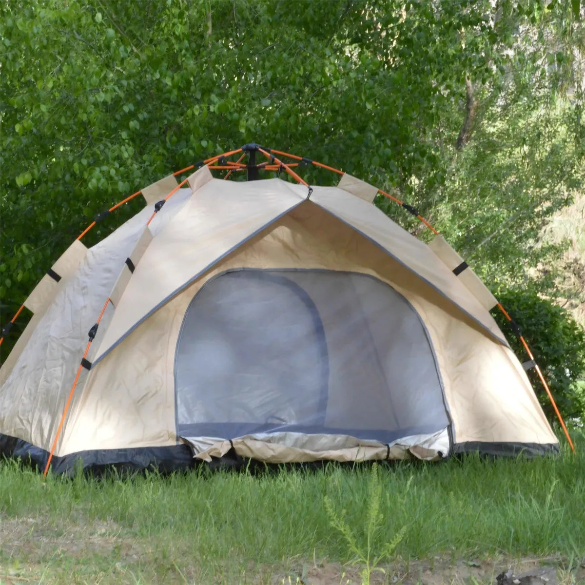 Pakicetus Outdoor Automatic Quick Opening Rainproof Tent Two Doors