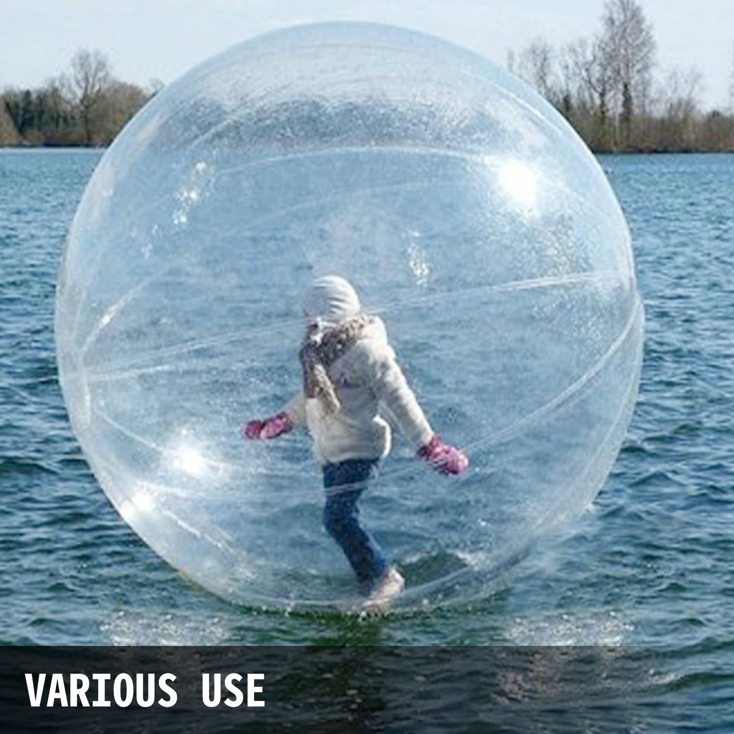 SucceBuy Water Walking Ball With Air Blower Pump PVC Zorb