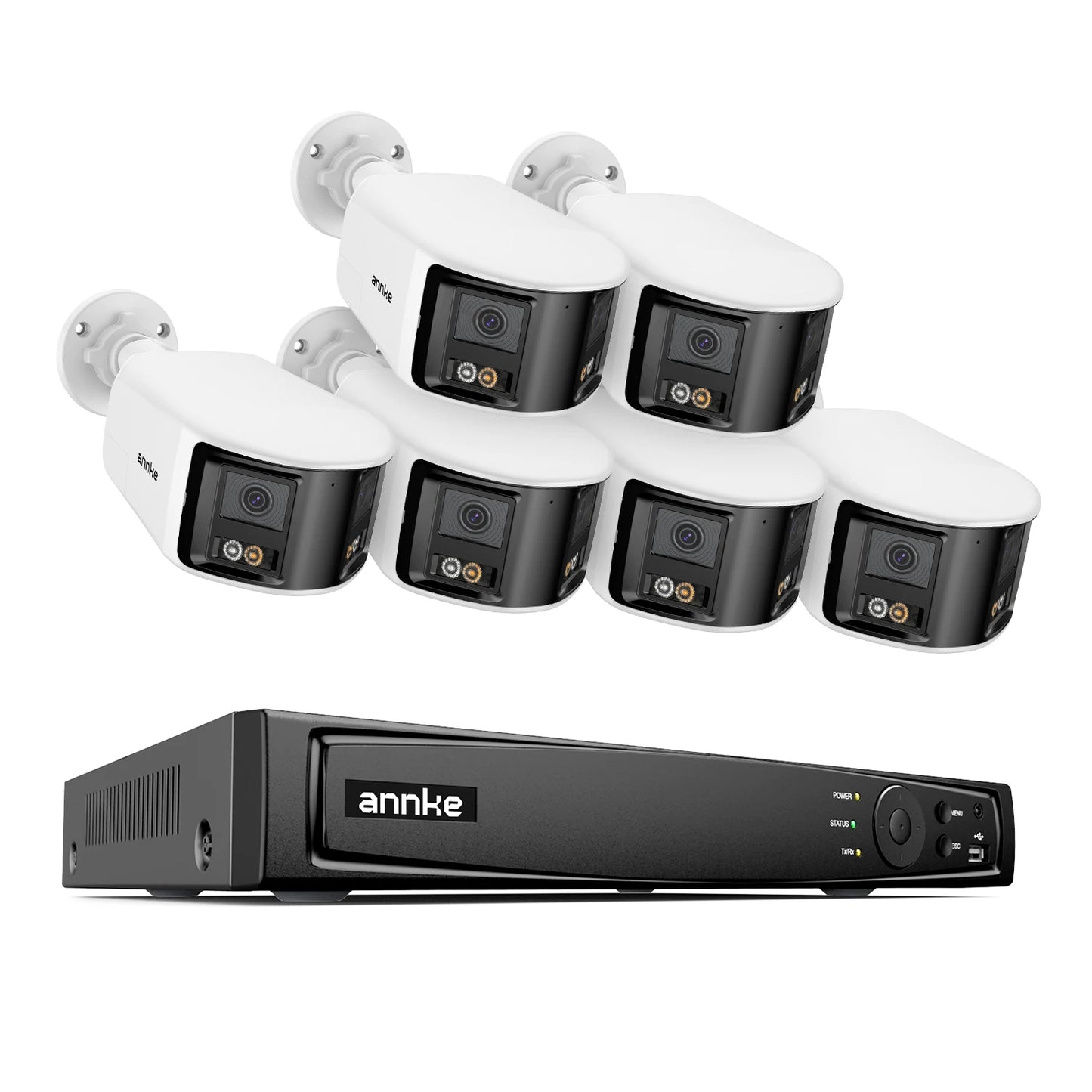 ANNKE 4K 8MP Panoramic Dual Lens Security Camera System