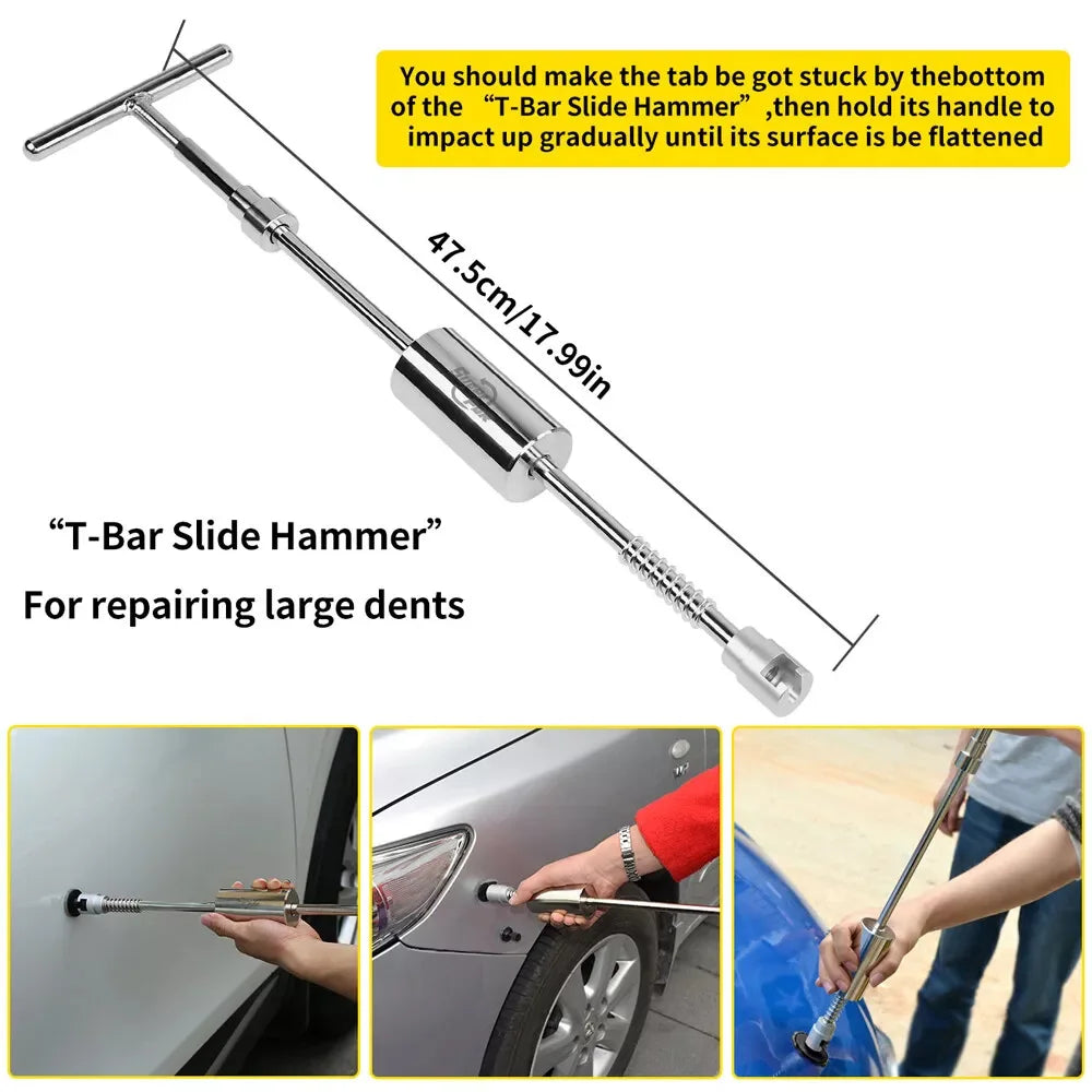 SUPER PDR Dent Puller Lifter Kit For Paintless Dent Repair