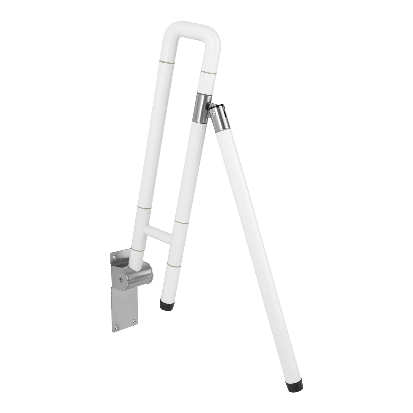 Foldable Toilet Grab Bar With Non Slip Rail For Safety