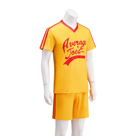 Dodgeball Average Joe Costume Jersey Set Cosplay Halloween Outfit
