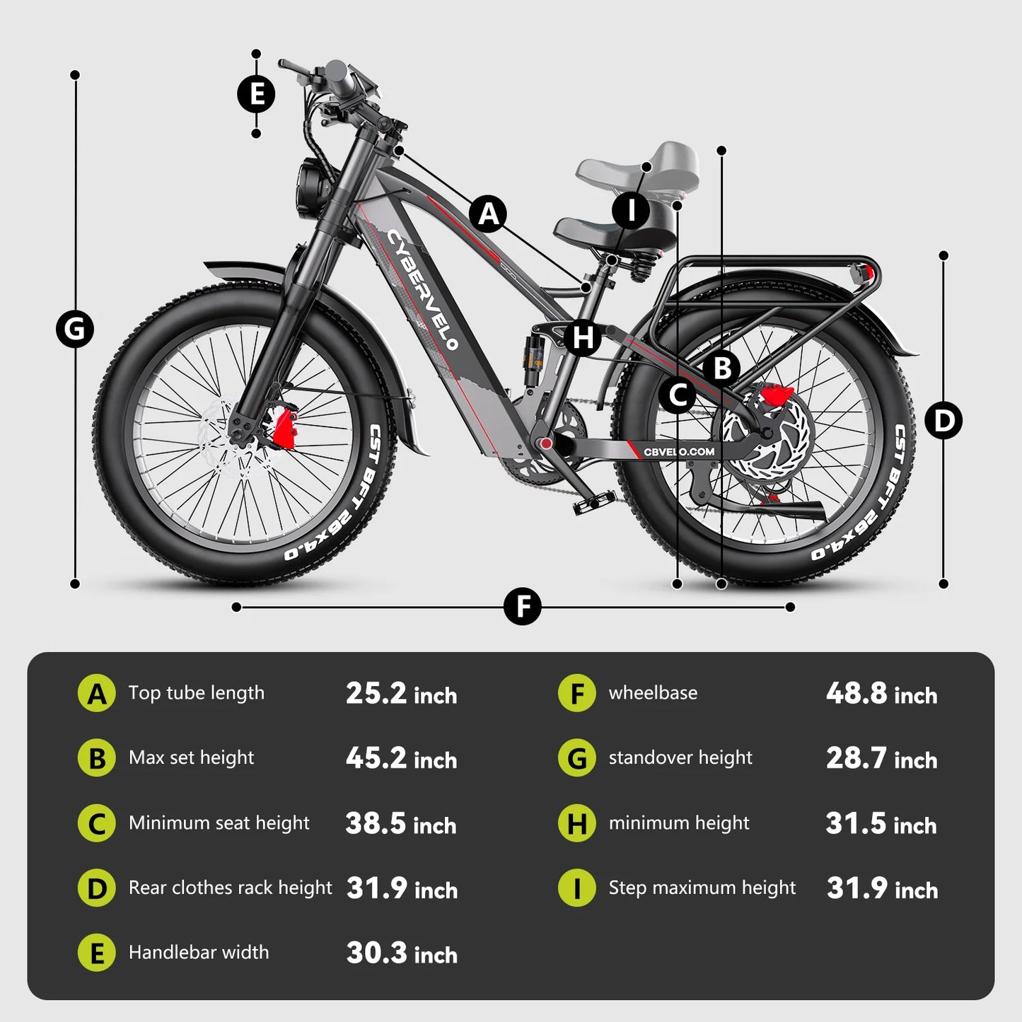 Cybervelo 5000W Fat Tire Electric Bike EK9 With 7Speed