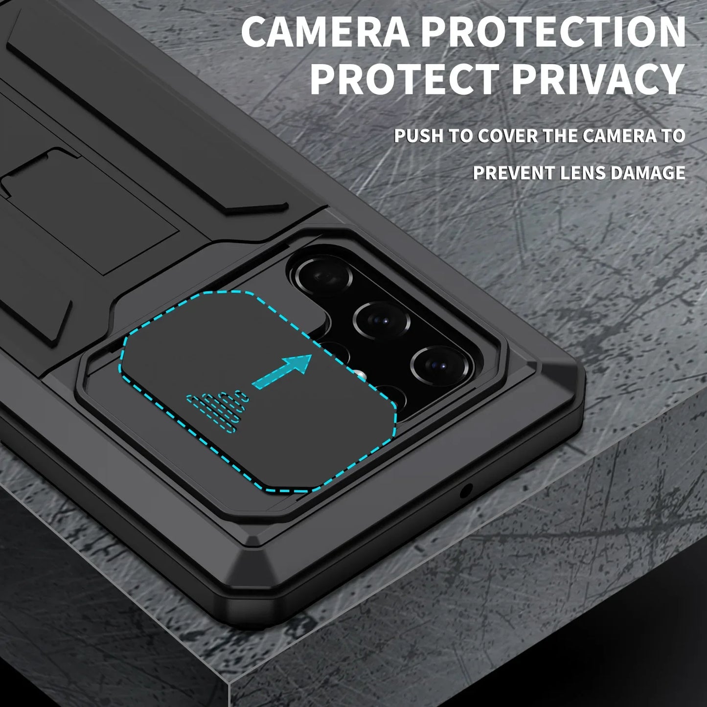 Rugged Full Body Case Samsung Galaxy S24 With Kickstand