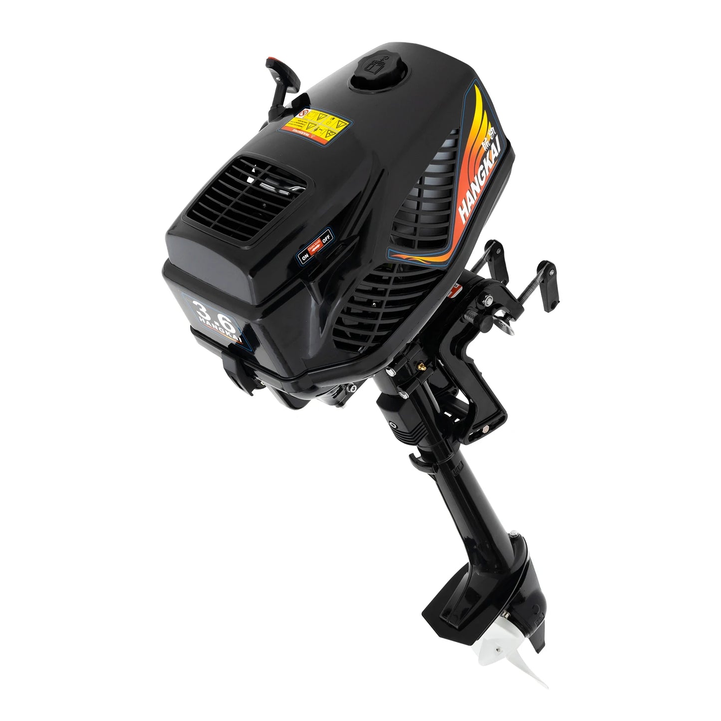 Bymaocar 3.6HP 55CC Two Stroke Outboard Motor Manual Start