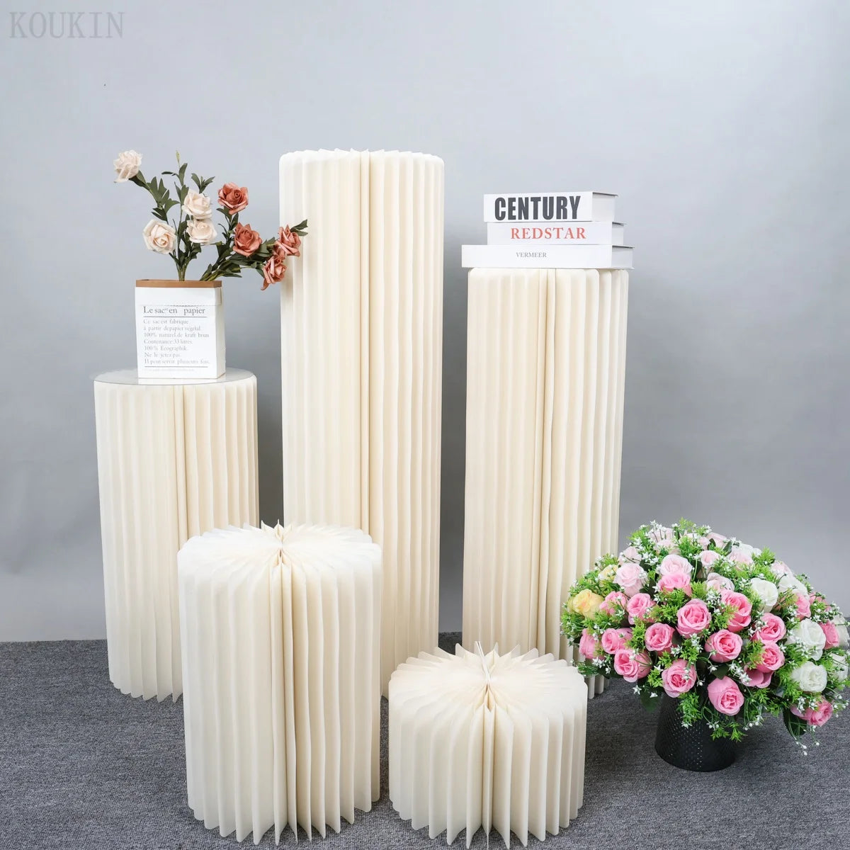 Round Pedestal Dessert Stand for Wedding Centerpieces and Vases