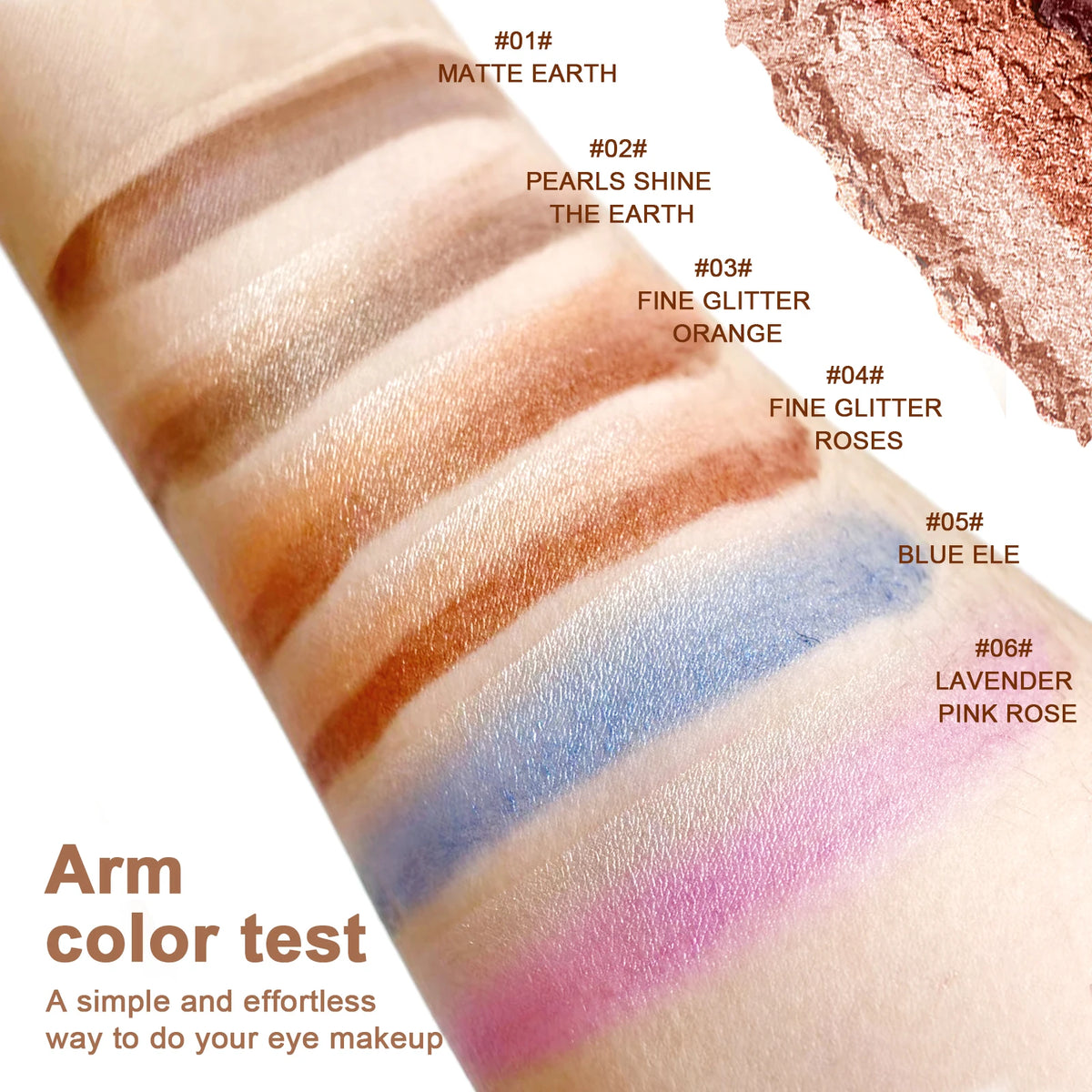 ZaiDoc Three In One Glitter Shimmer Cream Eyeshadow Stick