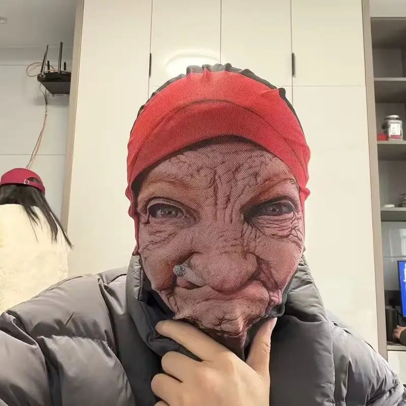 Realistic Abstract Cosplay Mask For Parties And Costume Events