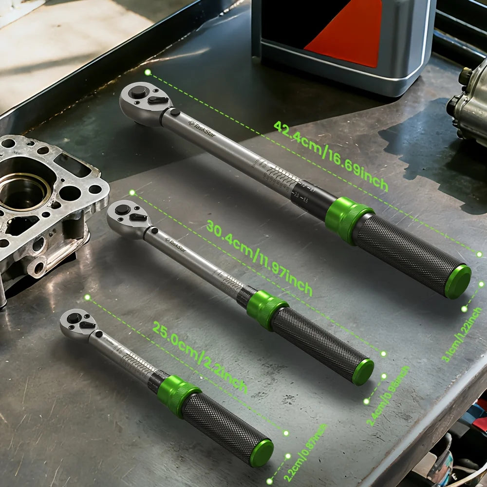 TaskStar Preset Click Torque Wrench Set For Vehicle Repair