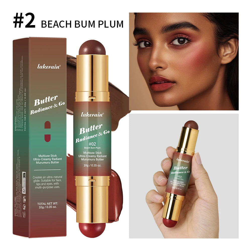 Ibcccndc Dual End Cream Blush And Bronzer Makeup Stick