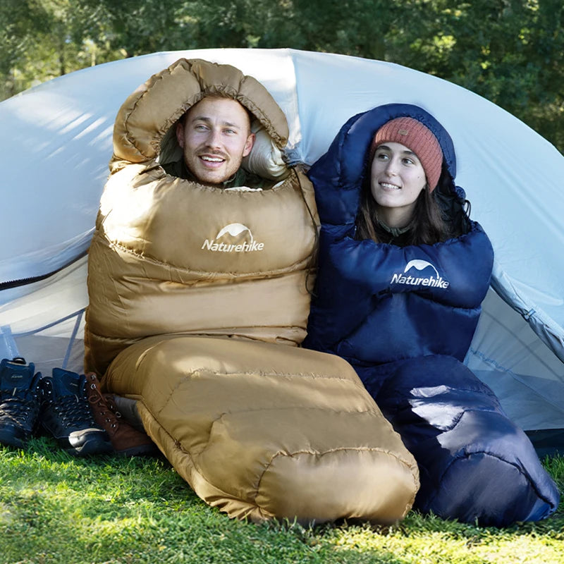 Naturehike Mummy Sleeping Bag MJ300 MJ600 Ultra Winter Warm Indoor
