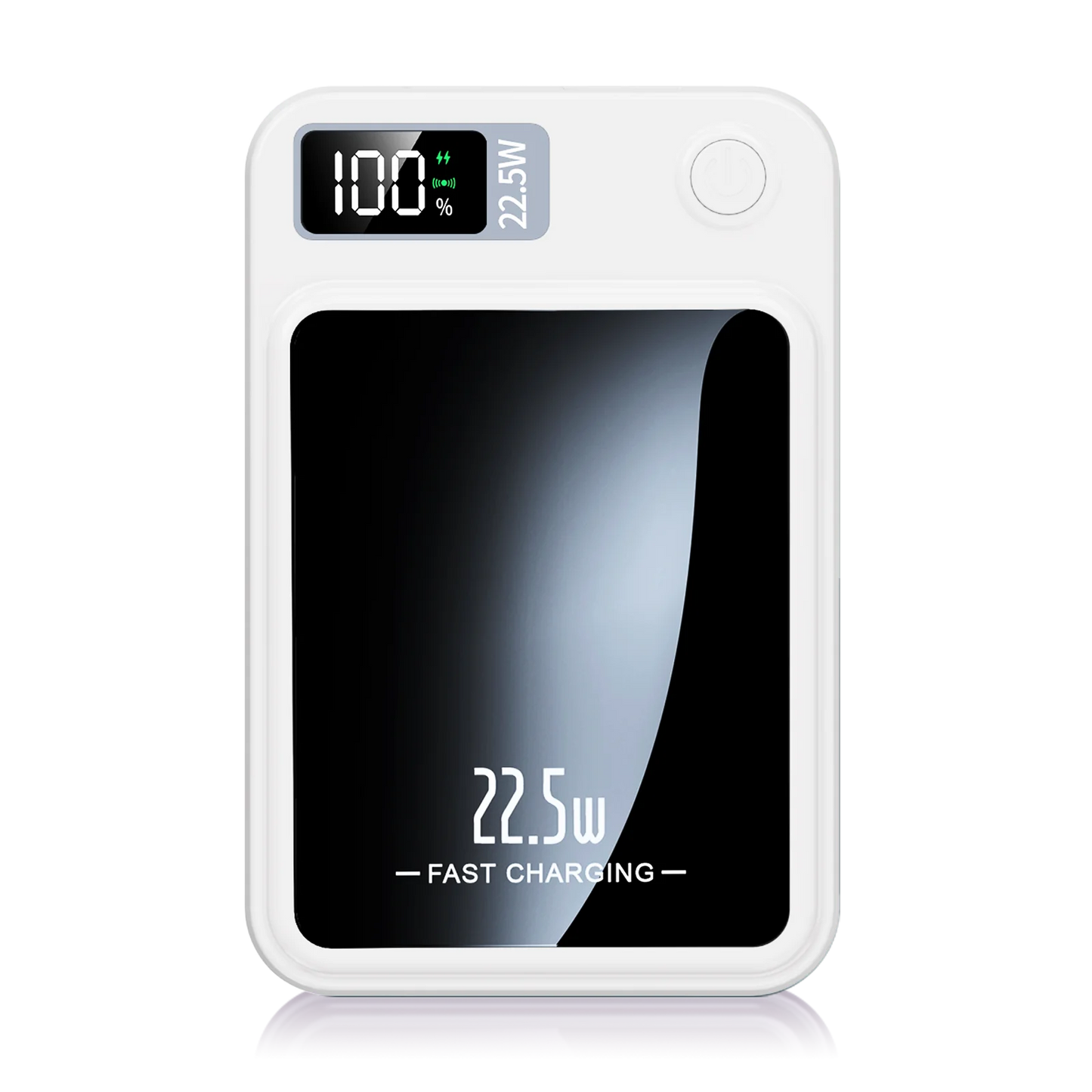 Portable 22.5W Wireless Power Bank With Solar and LED Display