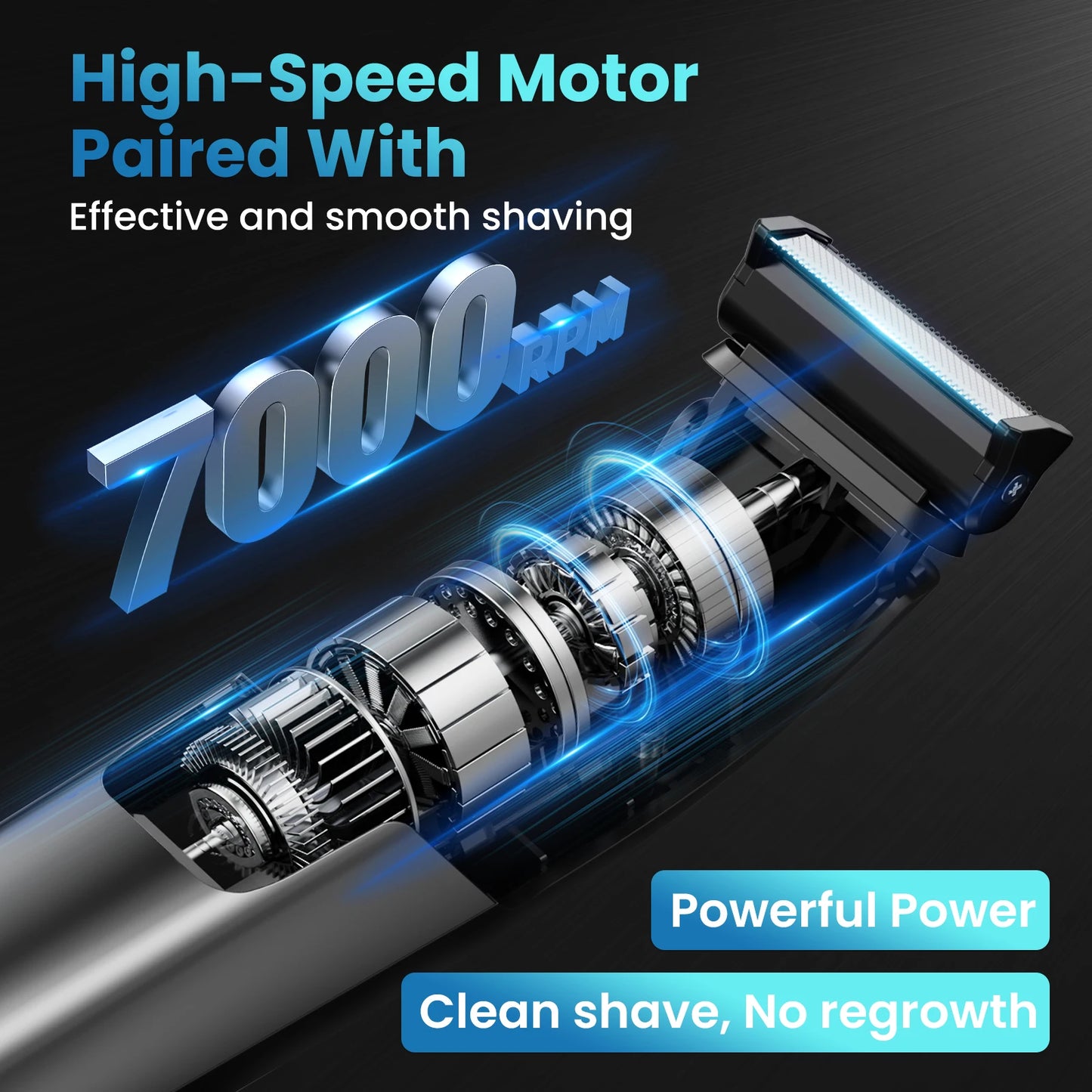 MAXGROOM 3 In 1 Body Hair Trimmer And Shaver IPX6Waterproof