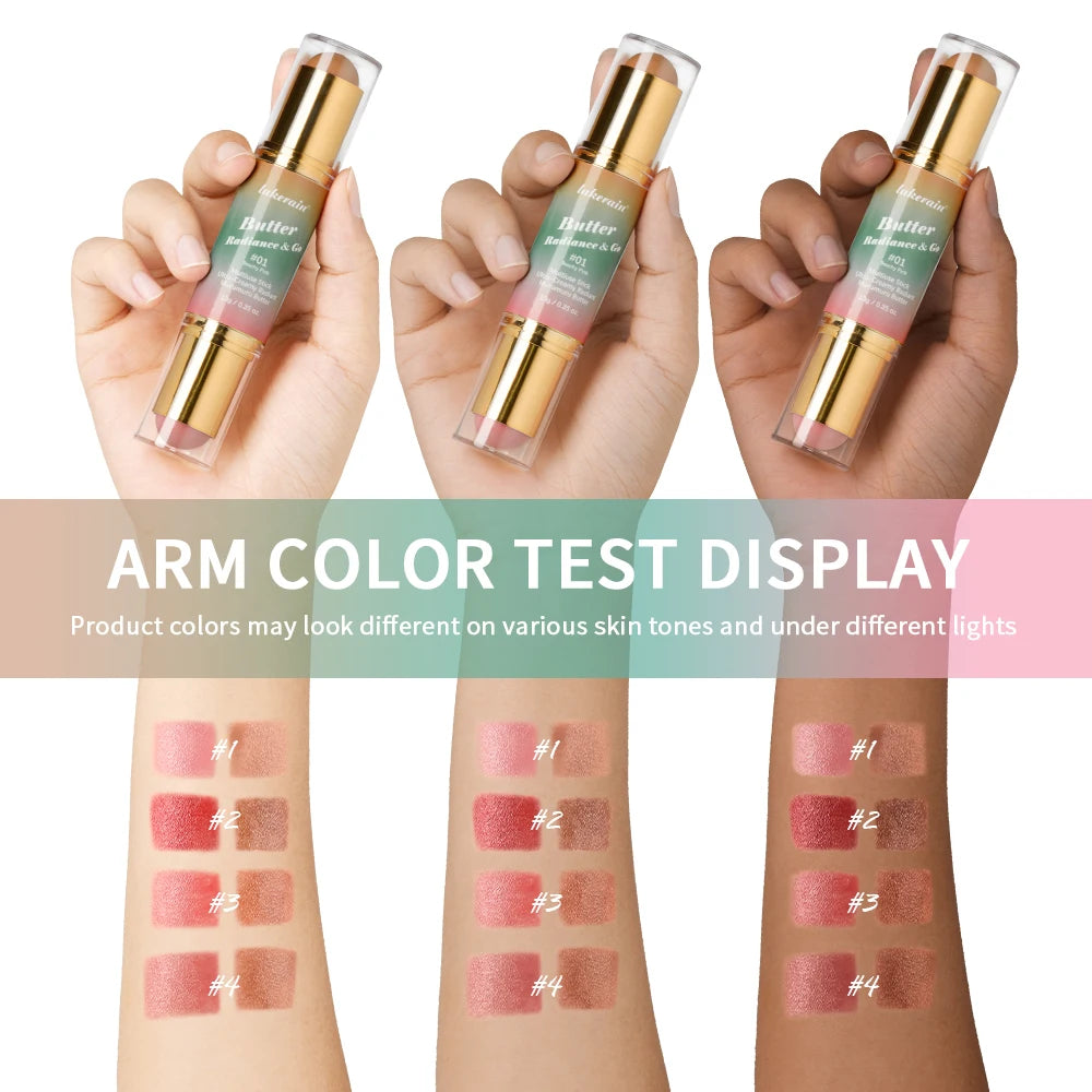 Ibcccndc Dual End Cream Blush And Bronzer Makeup Stick