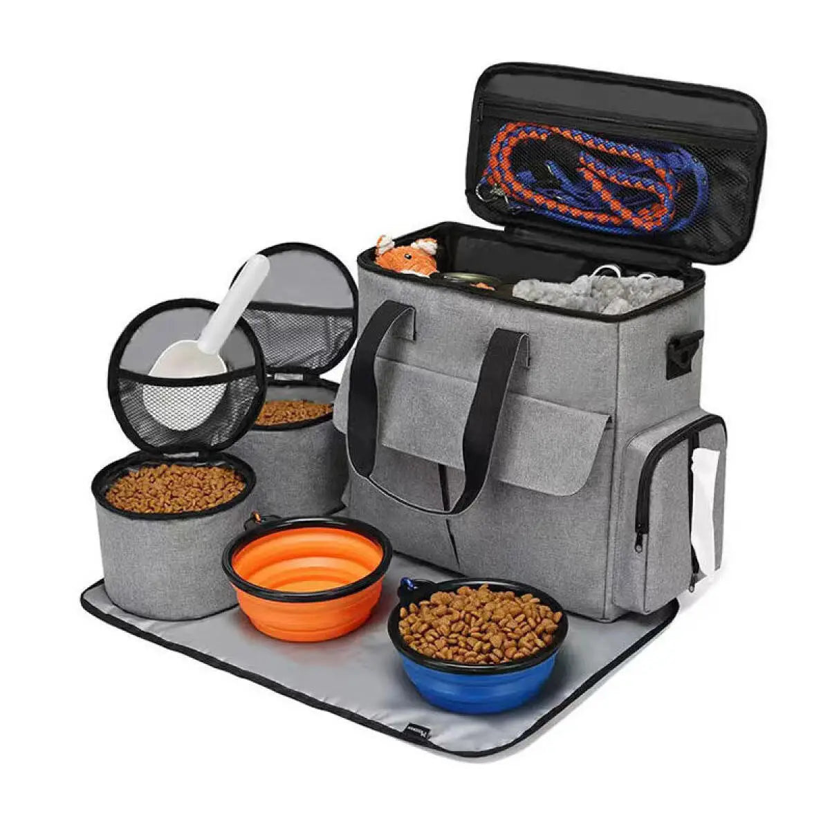 Pet Travel Bag Set Airline Approved For Dogs And Cats