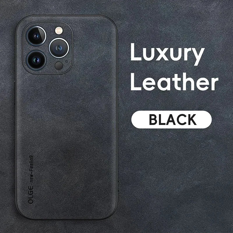 Dixsg Luxury Leather Phone Case With Shockproof Protection