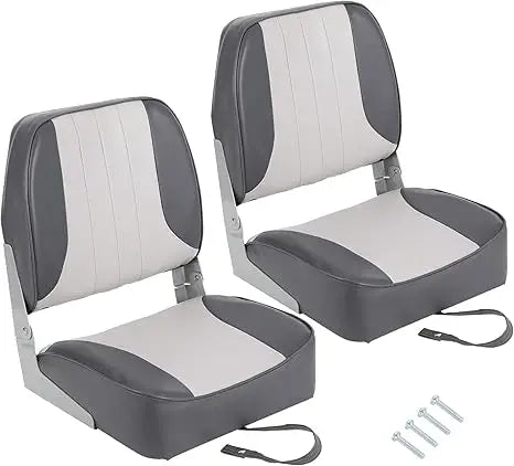 Low Back Fold Down Boat Seats For Fishing And Boating